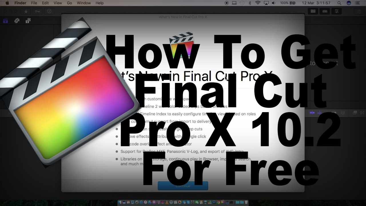 get final cut pro x for free mac 2017